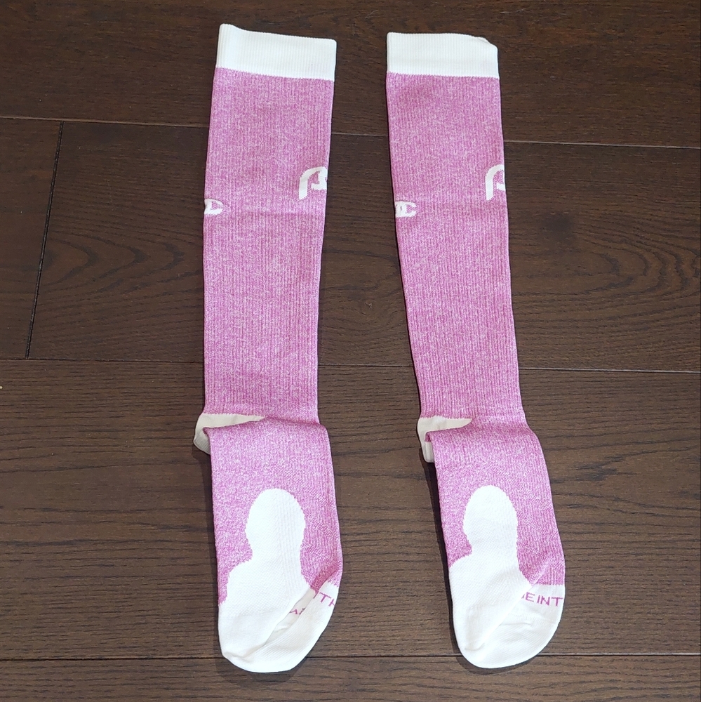 Procompression Pink Heathered Socks - image 1